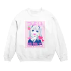 にくまん子の✨🥺💕✂️🐣🍼🔪🎀🍓つよい精神力🍓🎀🔪🍼🐣✂️💕🥺✨ Crew Neck Sweatshirt