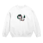 こーすけの唐獅子にゃんこ Crew Neck Sweatshirt