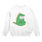 くらきち ONLINE SHOPのねこタイツ かいじゅう Crew Neck Sweatshirt