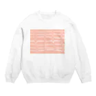 Saki YのMillennial Pink Crew Neck Sweatshirt