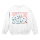 ゆうみ んのふぁんたじっく桜 Crew Neck Sweatshirt