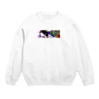 奴さん屋さん。のなんかきらきら Crew Neck Sweatshirt