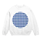 ちりのよく見るチェック Crew Neck Sweatshirt