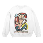 Mitsu-Zoの鬼嫁 Crew Neck Sweatshirt