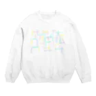 Saki YのPastel Colors Crew Neck Sweatshirt