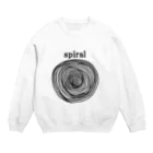 zukkyzukkyのspiral Crew Neck Sweatshirt