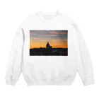 Puddingのローマ景色写真 Crew Neck Sweatshirt