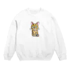 ごんごんのちゃとくん Crew Neck Sweatshirt