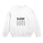 ざきおのお寿司リーゼント Crew Neck Sweatshirt