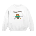 itumodooriの流れに身をゆだねるクマ Crew Neck Sweatshirt