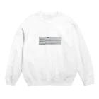 塩昆布🌊ストアーのポジティブメッセージ Crew Neck Sweatshirt