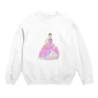 リー子のgirls be ambitious# Crew Neck Sweatshirt