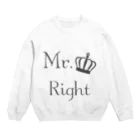 Mr.Rightのおしゃれな千鳥柄ファッションMr.Right Crew Neck Sweatshirt