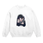 ねり梅子のつむにちゃん Crew Neck Sweatshirt