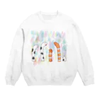 ツチノコマーチのチンアナゴ会議 Crew Neck Sweatshirt