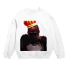 茜のキングゴリラ Crew Neck Sweatshirt