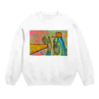 BOSOの手の甲から光線男 Crew Neck Sweatshirt