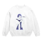 ユキノのショップのWhite Crew Neck Sweatshirt