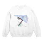 ひよこ工房の雨の音は好き？ Crew Neck Sweatshirt