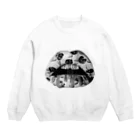 猛毒ポップの毒々しいキス Crew Neck Sweatshirt