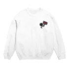 「It's me!」shopのlove Crew Neck Sweatshirt