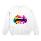 猛毒ポップのポップなイメージ Crew Neck Sweatshirt