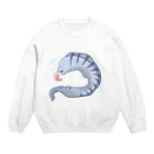 しょっぷのうつぼとえび Crew Neck Sweatshirt