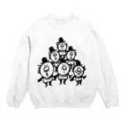 カタオカナオのちっさいおじさんたち Crew Neck Sweatshirt