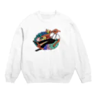 ｄｏｇｐｌｅの花に溺れるくん Crew Neck Sweatshirt