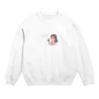 ひよこ工房の一口ちょーだい！！ Crew Neck Sweatshirt