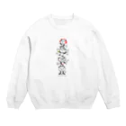 Design For Everydayのタピオカ・パンダ　 Crew Neck Sweatshirt