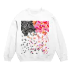 nyanchu08023のブラックペッパーとヒマラヤ岩塩 Crew Neck Sweatshirt