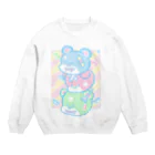 アジサイの織のSweet Bear Bear Bear Crew Neck Sweatshirt