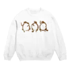 雑貨屋TOMOZOファクトリーのたぬき Crew Neck Sweatshirt