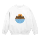 YAMの山登り Crew Neck Sweatshirt