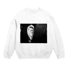 殺世界の銀と黒と肌 Crew Neck Sweatshirt