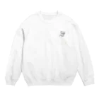 さと商店のひょっこりパグさん(きいろ)/チャリティー Crew Neck Sweatshirt