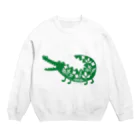 eye catcherのワニ Crew Neck Sweatshirt