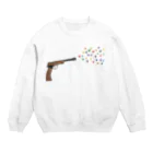 樹里のピストルハート Crew Neck Sweatshirt