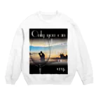 Mr.Rightのワイングラスに映るロマンチックなカップルたち「Only you can make me happy or cry.」 Crew Neck Sweatshirt