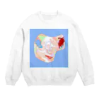 かやの歪み丸 Crew Neck Sweatshirt