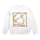 studio cololon雑貨部のひざネコ Crew Neck Sweatshirt