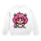 haruのidol・モモダピンコ微笑みver. Crew Neck Sweatshirt