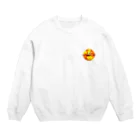 なでしこ@デザインの球体アイスフルーツティー Crew Neck Sweatshirt