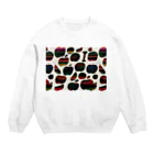 KAERUCAFE SHOPのりんご Crew Neck Sweatshirt