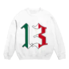 太陽の13 Crew Neck Sweatshirt