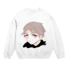 huminressのエロ目スガさん Crew Neck Sweatshirt