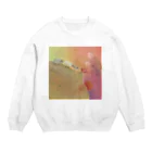 Fumiko💫の星のふたり☆夕焼け Crew Neck Sweatshirt