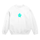 yuukanoaの花柄爽やか Crew Neck Sweatshirt