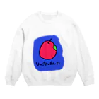 happychamchamのりんごかとおもった Crew Neck Sweatshirt